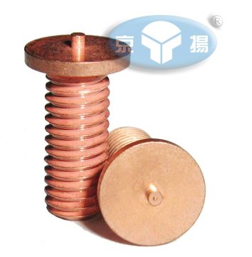 Weld studs CD stud stainless steel with copper plated