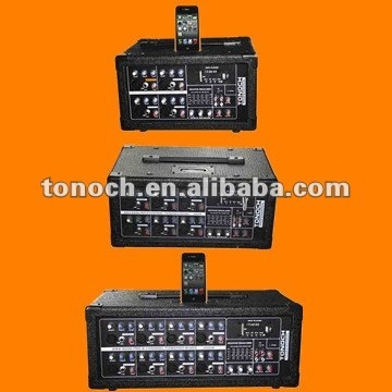 cabinet power mixer,amplified mixing console,audio mixer