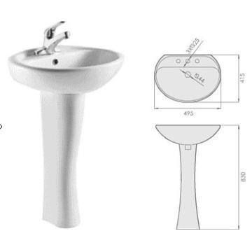 Ceramic Pedestal Basin