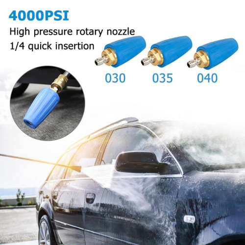 Püskürtme Turbo Nozul 4000psi 1/4 Hızlı Bağlantı İpucu