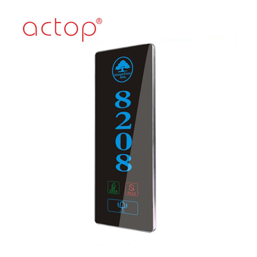 Hotel Electronic Touch Panel Doorbell Doorplate