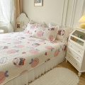 100% kapas dicetak selimut selimut seting bedspread set