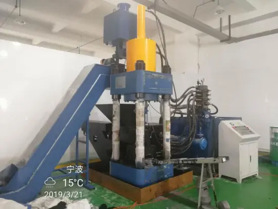 Vertical Cast Iron Metal Chips Briquetting Press Machine