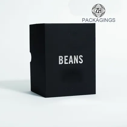 Luxury custom foil stamped box for goods display