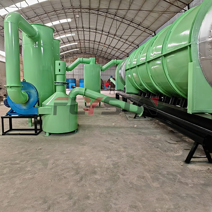 Continuous Carbonization Furnace for Coconut Shell and Charcoal Production