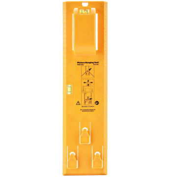 Yellow Easy Frame Picture Hanger with Level