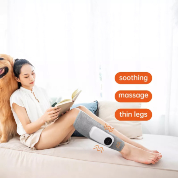 Cordless 1800mAh Electric Calf Massager with Hot Compress and 360 Degree Wrapping Airbag