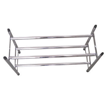 Telescopic shoe shelf