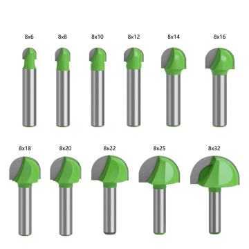 Green Hinge Boring Wood Drill Bit Set with Continuous Cutting Edge