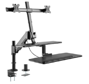 Laptop Monitor Mount Arm Desktop Holder Workstation Stand