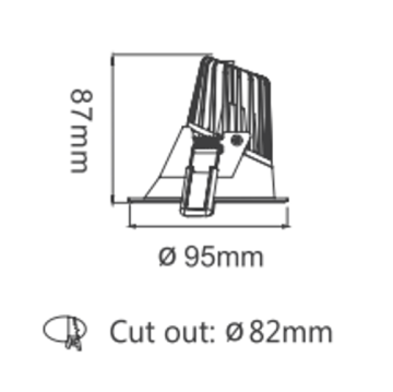 Wallwasher Led Celling Cob Downlight