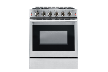 Stainless steel Gas Range CSA 4or5 burners