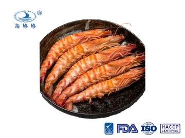 Cooked Frozen Zhoushan Sea Hunting Slub Shrimp