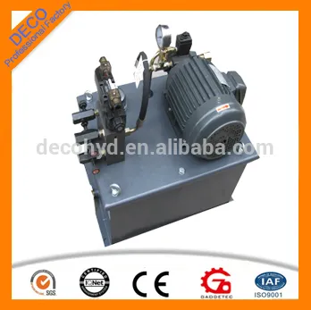 Vance pump type hydraulic power pack