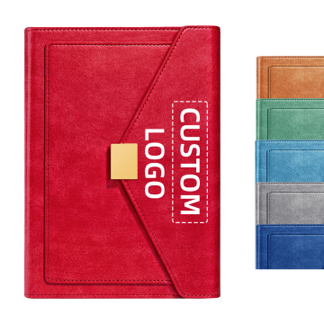 Προσαρμοσμένο ανάγλυφο λογότυπο PU δέρμα A5 Notebook Journal &amp; Planner 2024-2025