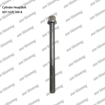 6D114 PC300-8 Cylinder Head Bolt for Komatsu Engine Parts