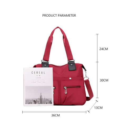 Women's Multi-Pocket Outdoor Travel Business Handbags: Stylish Nylon & Polyester Shoulder Tote Bags