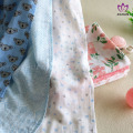 China Bamboo cotton printing baby blanket Manufactory