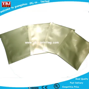 3 Side Seal Aluminium Foil Bag With Zipper