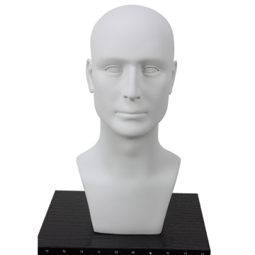 High Quality Fashion Sunglass Display Fiberglass Male Mannequin Head