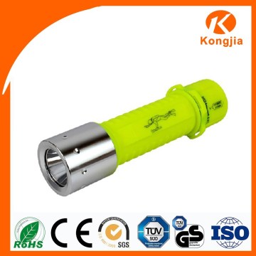 Professional ABS Body Rechargeable Scuba Diving Flashlight for Underwater