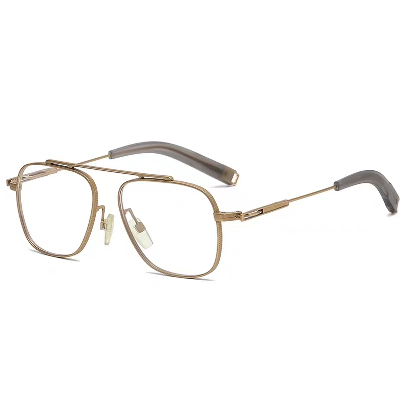 Estilista de Gold Aviator Eyewear Glasses Titanium Frames