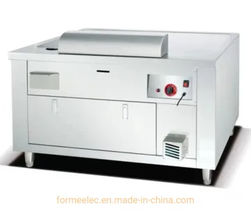 Japanese Gas Teppanyaki Machine 100cm 120cm 150cm 180cm Teppanyaki Gas Griddle