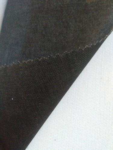 fur coat interlining/woven fusible interlining black