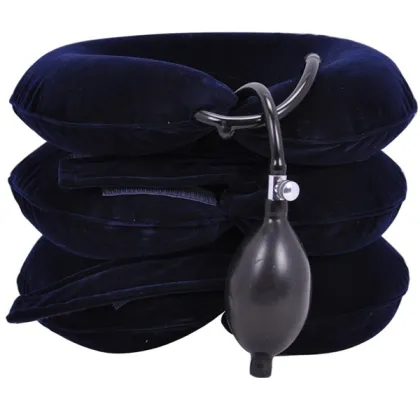 Air inflated medical cervical neck collars FOR pain relief, cervical traction