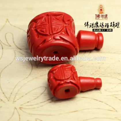 Zinnober 16-25mm all kinds size guru bead Buddha beads factory wholesale