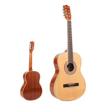 Y-2YS-39G 39'' Panel Spruce Bottom Sapele Light Rosewood Acoustic Guitar musical instrument