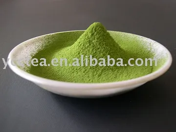 Powder green tea