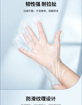 High Quality Disposable PE Gloves in Multiple Sizes