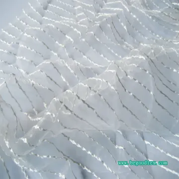 100% polyester inherently flame retardant voile fabric