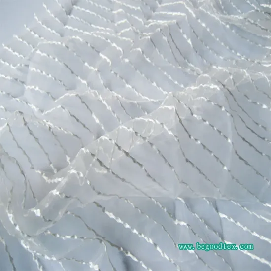100% polyester inherently flame retardant voile fabric