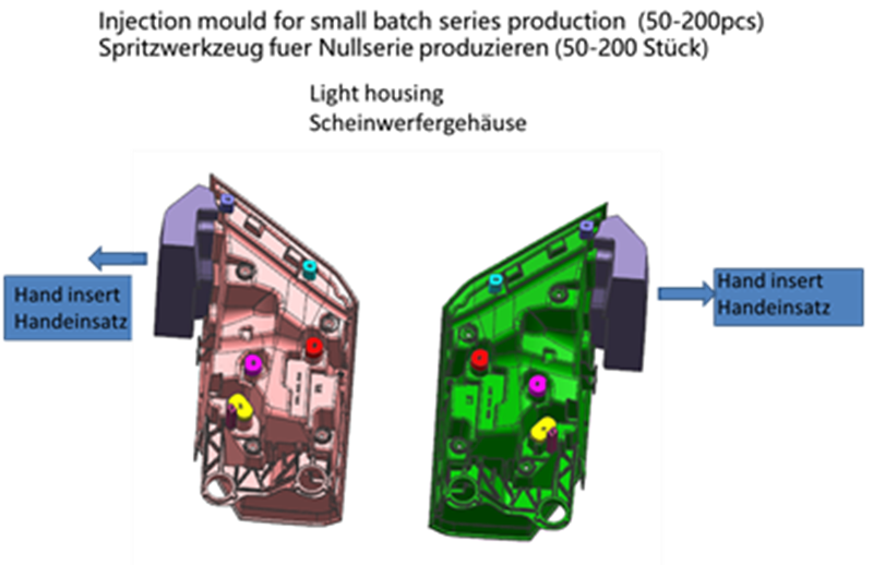 Auto Light Housing Soft Tooling Design 2