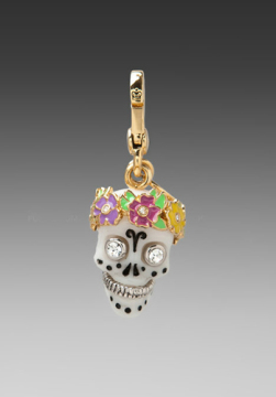 Funny clown with flower hat key chains