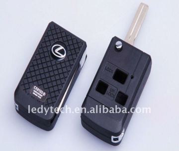 New Promotional Lexus modified folding key shell 3 button