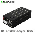 40-Port USB Charging Station Dock