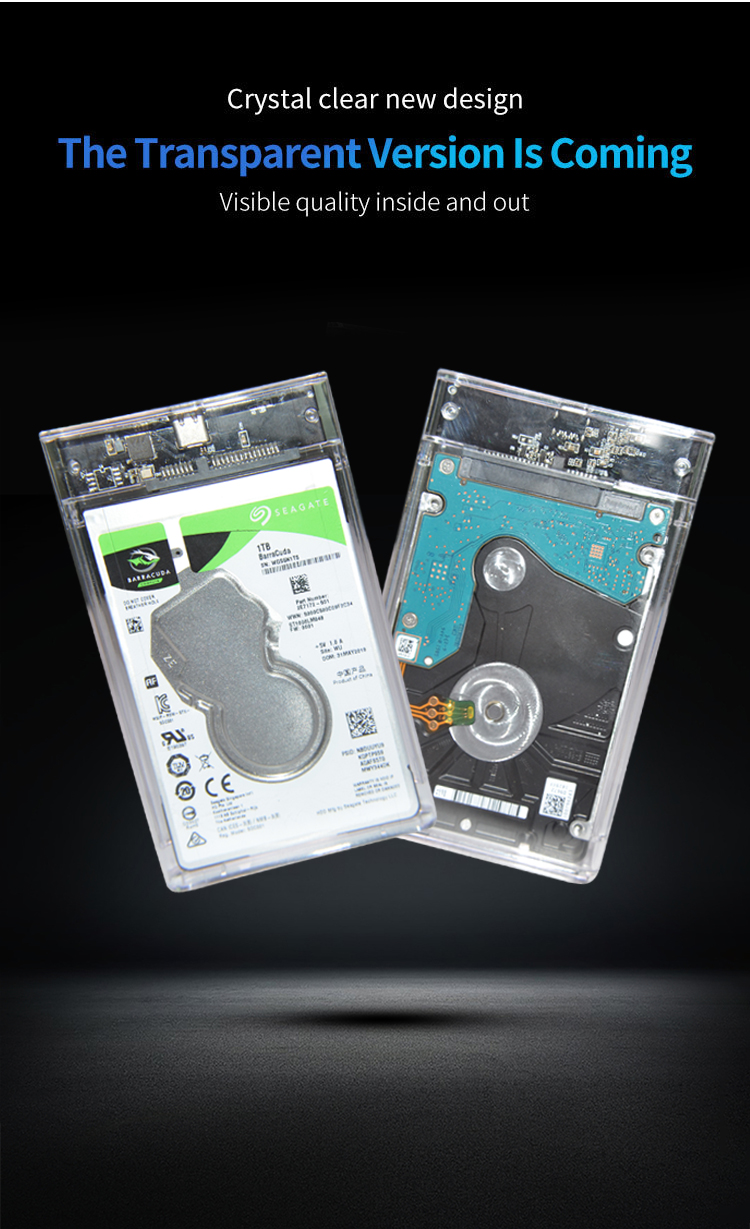 HDD SSD -behuizing Externe HDD -zaak 2.5 ''