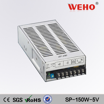 2 years warranty high quality single output with PFC 150w 5volt power supply