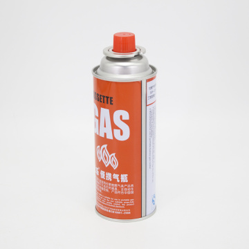227g refillable aerosol camping butane gas cartridge can