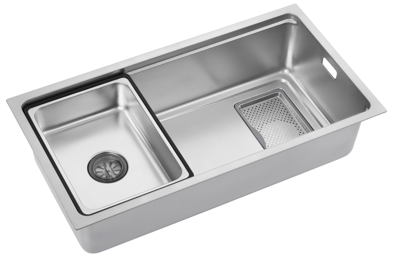 Chậu rửa đơn lớn hiện đại có phụ kiện