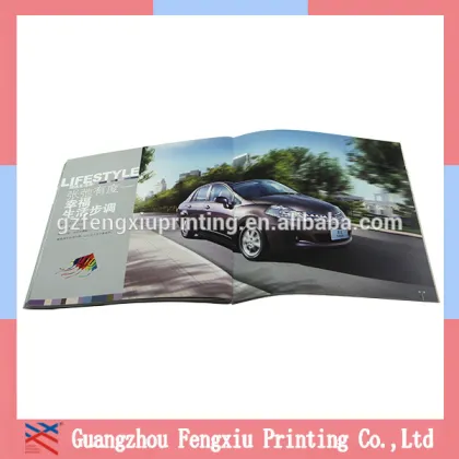 Saddle Stitching 2016 Cars Promotional Softcover Book Printing