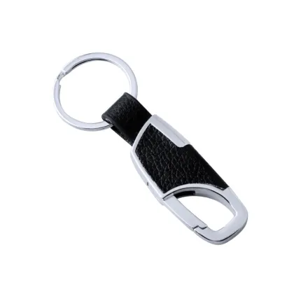Custom Men Blank Car Leather Keychain Key Holder