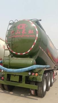 3 axles 40CBM bulk cement tank semi trailer