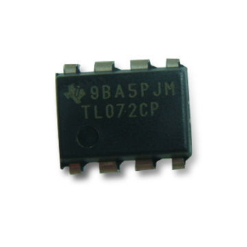 TL072CP, Operational Amplifiers, Op Amps JFET Input Low Noise, 3MHz 8DIP