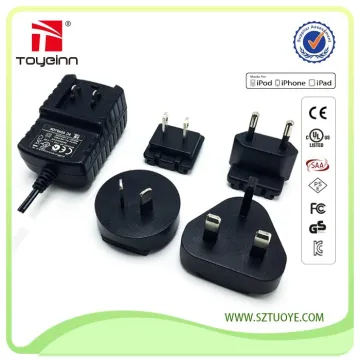 Interchangeable Plug Switching Power Supply 12V 1000MA Universal AC/DC Adapter