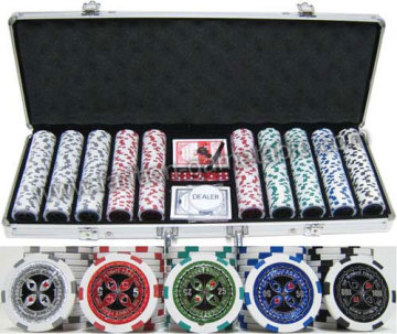 500 Aluminum Poker Chips Sets