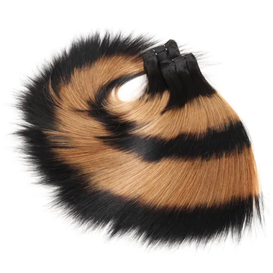 Professional Chinese Virgin Girl Hair China Factory Manufacturer 100% Three Tone Color Malaysian Thick Ends Double Drawn Hair